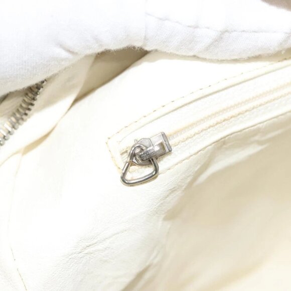 CHANEL Shoulder Bag Canvas Gray Silver CC Auth mr1301 - Picture 2 of 14